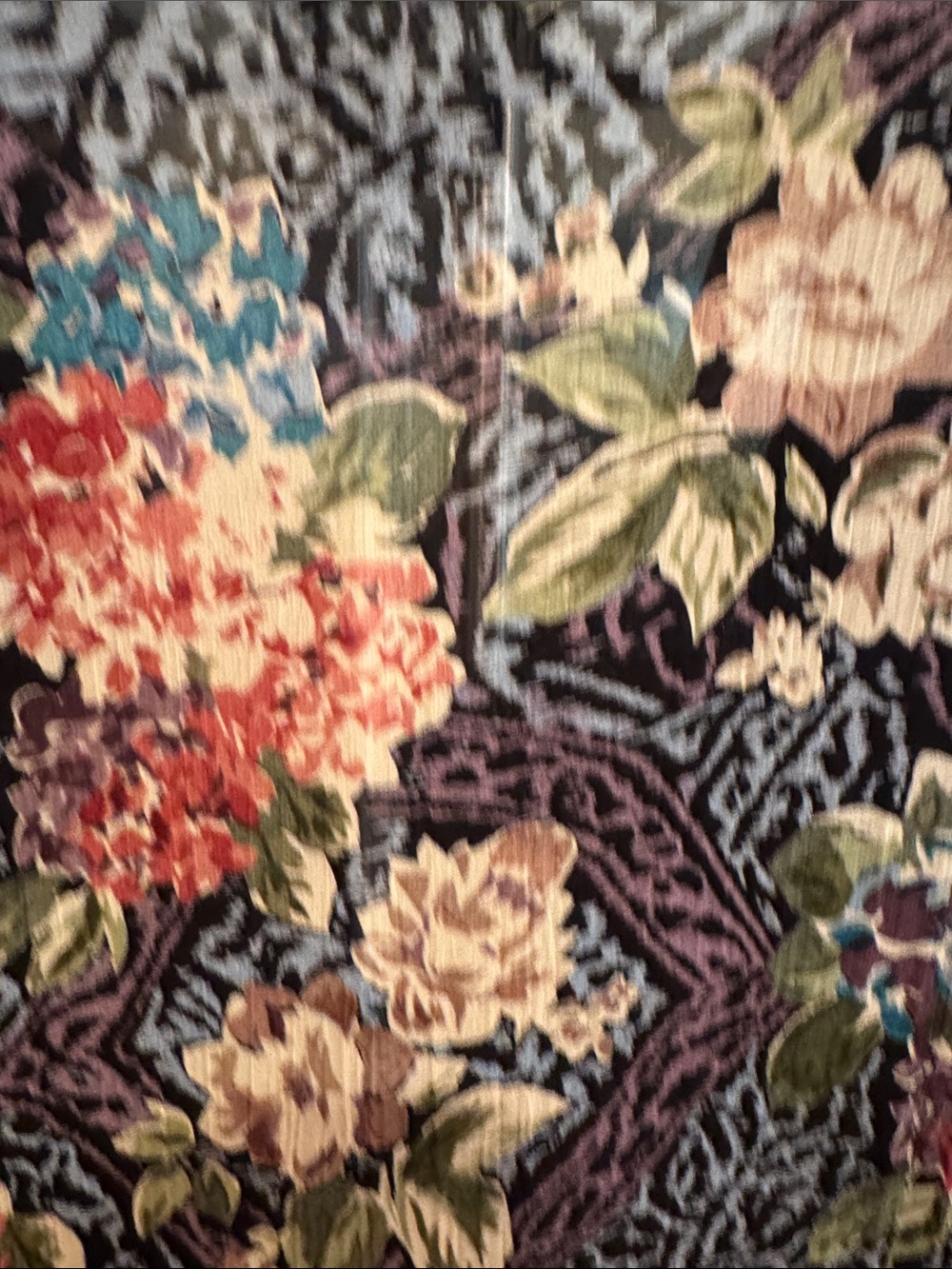 Nostalgia Navy Floral Long-Sleeve Jumpsuit - Picture 9 of 13